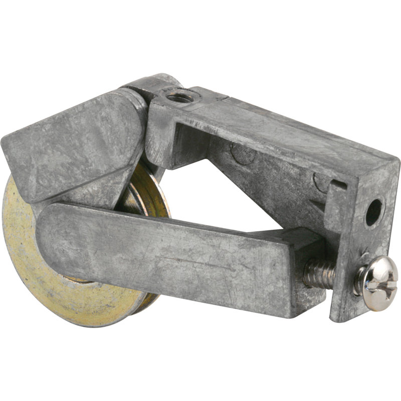 Ensemble de rouleau en nylon simple 1-1 / 4 po Prime-Line, nettoyeur de rail, boîtier arrière unique (paquet simple)