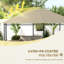 - Remplacement de la housse de pavillon de jardin 10 pi x 13 pi, kaki avec ventilation et fonctions de drainage 13 pi, eau