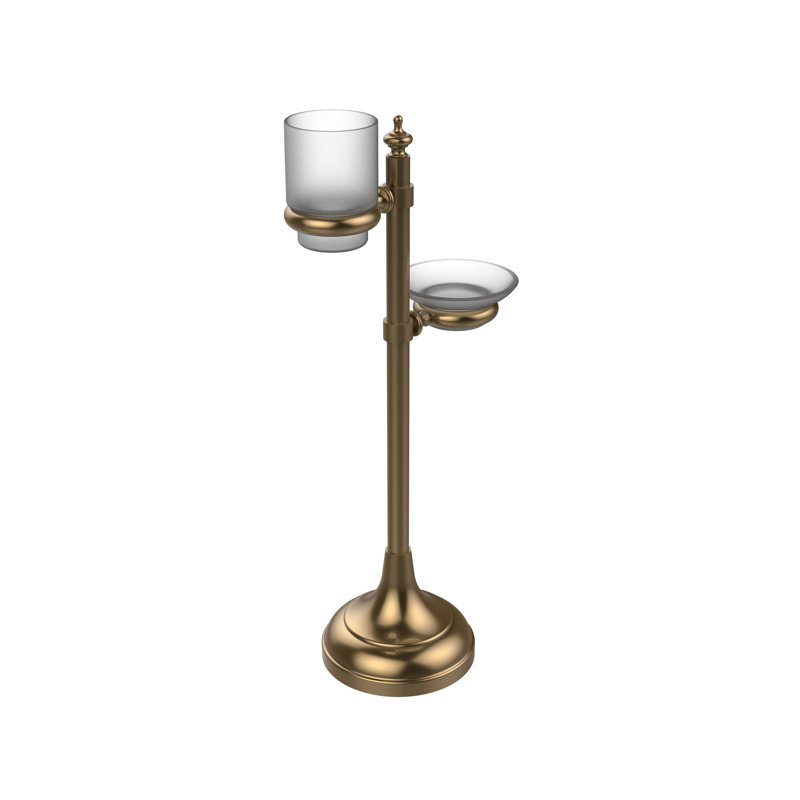 Porte-verres à anneaux multi-accessoires meuble-lavabo top, Bronze brossé