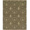 Wool Floral Area Rug in Light Brown