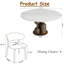 Amberly 5 Pieces Round Dining Table Set, Kitchen Table And Chairs For 4-1047014496-1040466016-1047014497