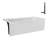 Streamline 60 in. x 30 in. Acrylic Left-Hand Drain Alcove Bathtub in Glossy White With External Drain-101699045
