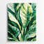 Aquarelle botanique 41, art mural vert en métal-1142582056