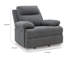 Silvy Manual Rocker Recliner Chair with Pillow Top Arms, Mocha Chenille-129434414
