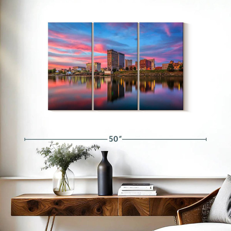 Rorry Charleston River Skyline, 24" H x 38" W