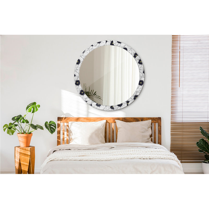 Huldar Glass Flat Wall Mirror