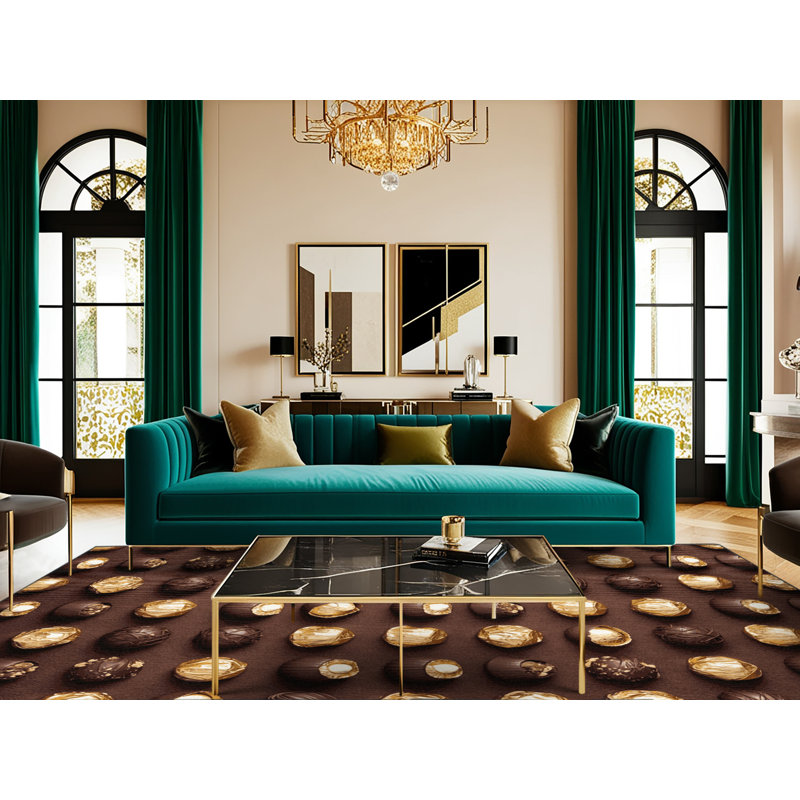  Tapis lavable Ferrero Rocher Desserts, Carré 5 pi