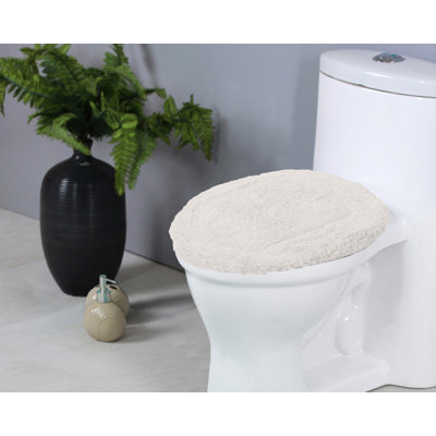 Couvercle de toilette 100% coton, doux et lavable à la machine 18 po x 18 po