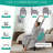 Modern Accent Chairs Set Of 2 Upholstered Reading Chair For Bedroom With Side Pockets Comfy Living Room Chairs Living Room Armchair For Office, Apartment (Grey Towel)-1614031665