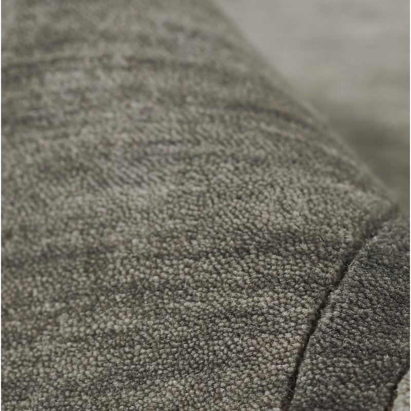 Beckton Wool Area Rug in Gray, Rectangle 8' x 10'