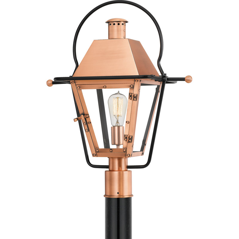 Rue De Royal Transparent Lantern Head, Aged Copper