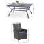 6 - Person Patio Dining Set Umbrella Hole Included Rectangular Table with Cushions Included-197271425-197271428