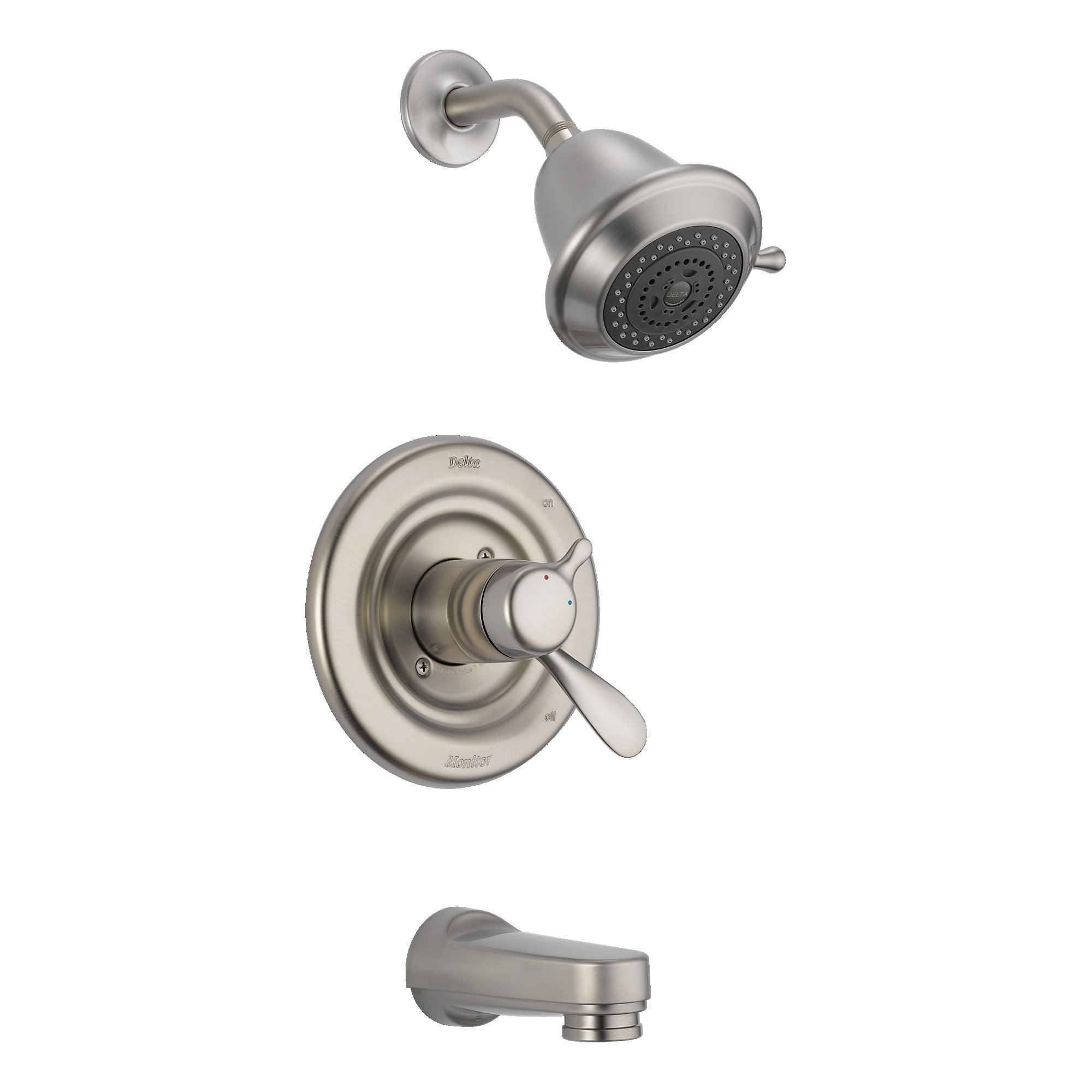 T17430SSSOS,SOS Delta Classic Tub and Shower Faucet with Monitor Wayfair