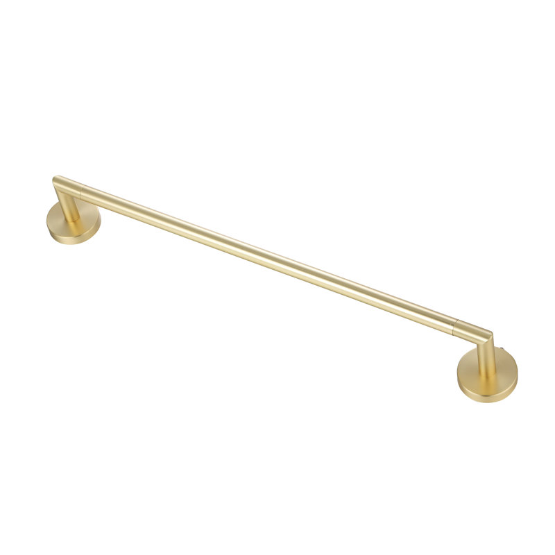 Utopia - Porte-serviettes simple, H 2,83 po x l 11,22 po x P 2,83 po, Laiton satiné