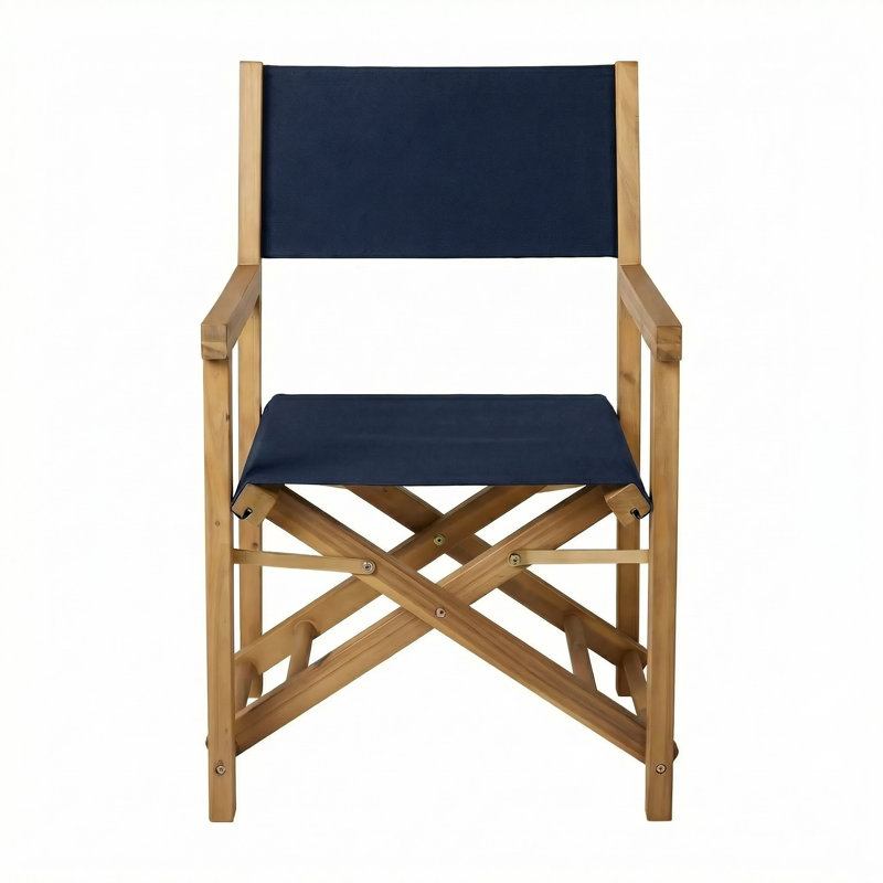 Sunbrella Outdoor Solid Director's Chair, Sunbrella - Canvas Navy