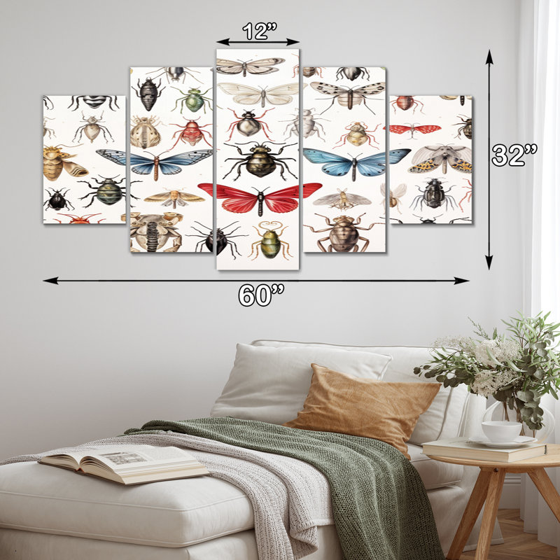 Edmore - Animals Wall Decor - 5 Panels