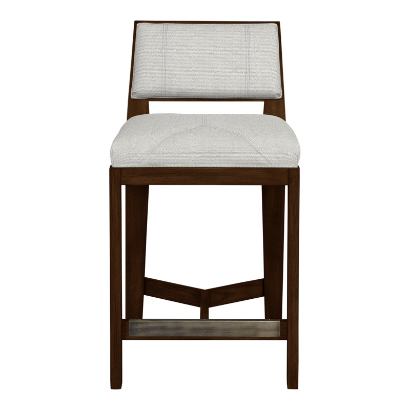 Thom Filicia 32.5'' Stool, Casa Blanca, Callaloo Cotton