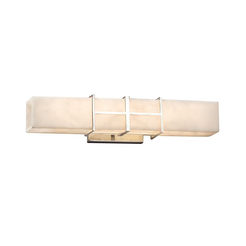 Barre d'éclairage de salle de bain 1 lumière Haroldene, Chrome poli