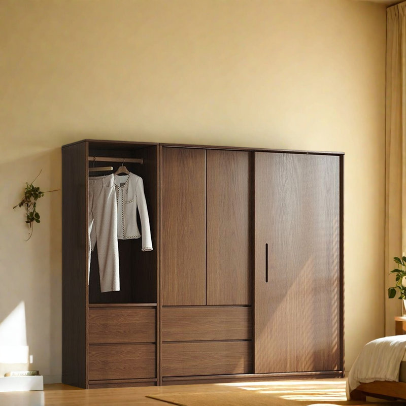 Garde-robe moderne, simple et tendance, H 79 po x l 71 po x P 24 po