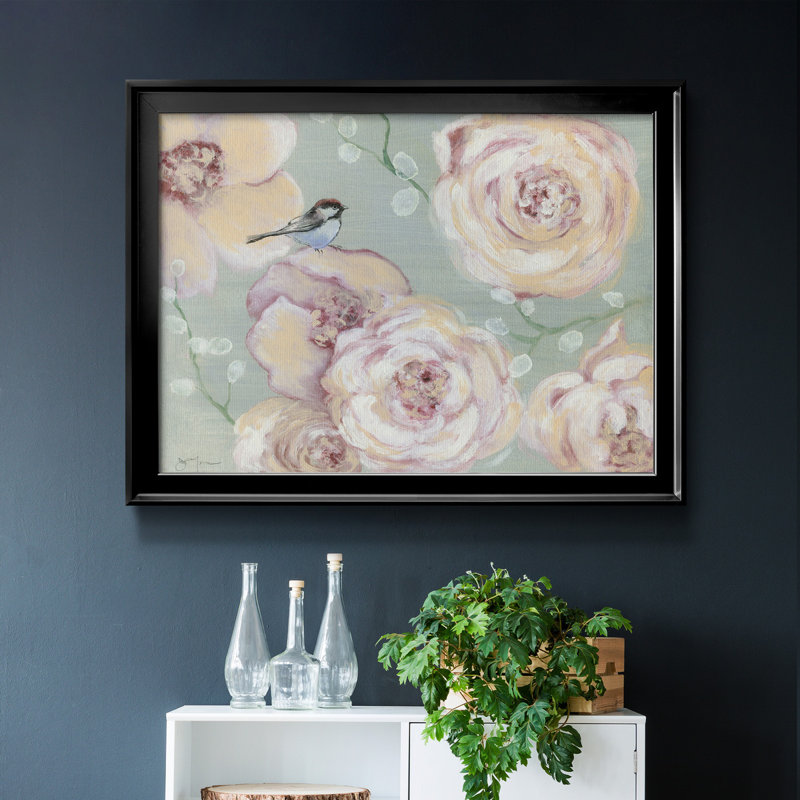 «Blush Melody», reproduction d'art encadrée, Black Framed Canvas, H 22,5 po x l 30,5 po x P 1,5 po