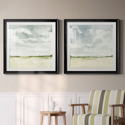" Field After Rain I " 2 - Pieces