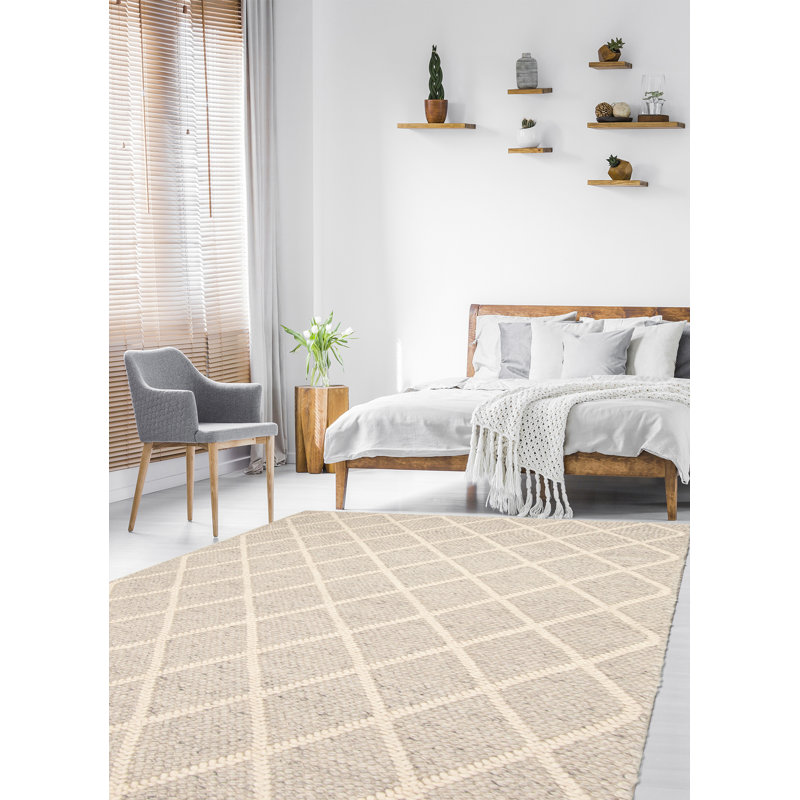 Tapis beige en laine New Age Arisai