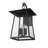 Solis 6 Light Outdoor Wall Light in Black