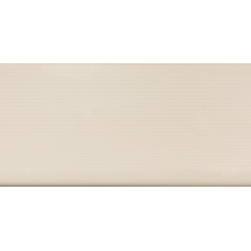 Cream Vinyl Glue Down Baseboard 4"W x 20'L Roll