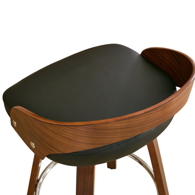Tabouret de bar 25 po Mahtab, Noir