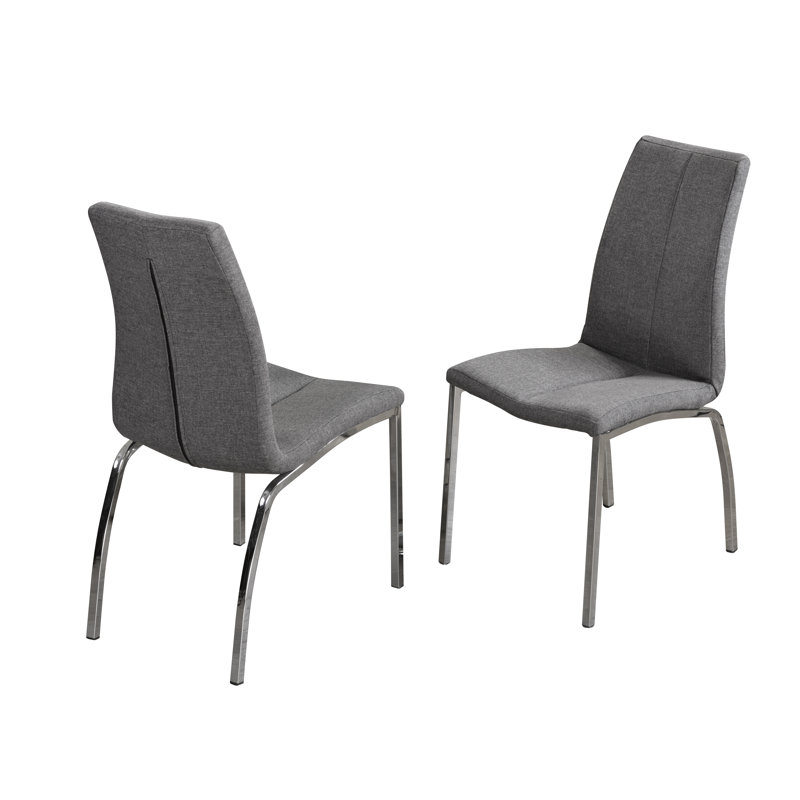 Chaise rembourrée en lin Mattawa
