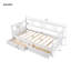 Lit de jour simple en bois avec deux tiroirs-70102170-70102169
