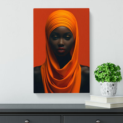 African Woman Minimalism - No Frame Print