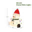 Décoration de Noël avec bonhomme de neige 2,3 pi avec bonhomme de neige rouge 2,3 pi