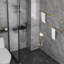 Ensemble de quincaillerie de salle de bain 6 pièces en laiton, porte-serviettes à main, porte-papier hygiénique, crochet à peignoir, porte-serviettes, ensemble d'accessoires de salle de bain mural-111041681