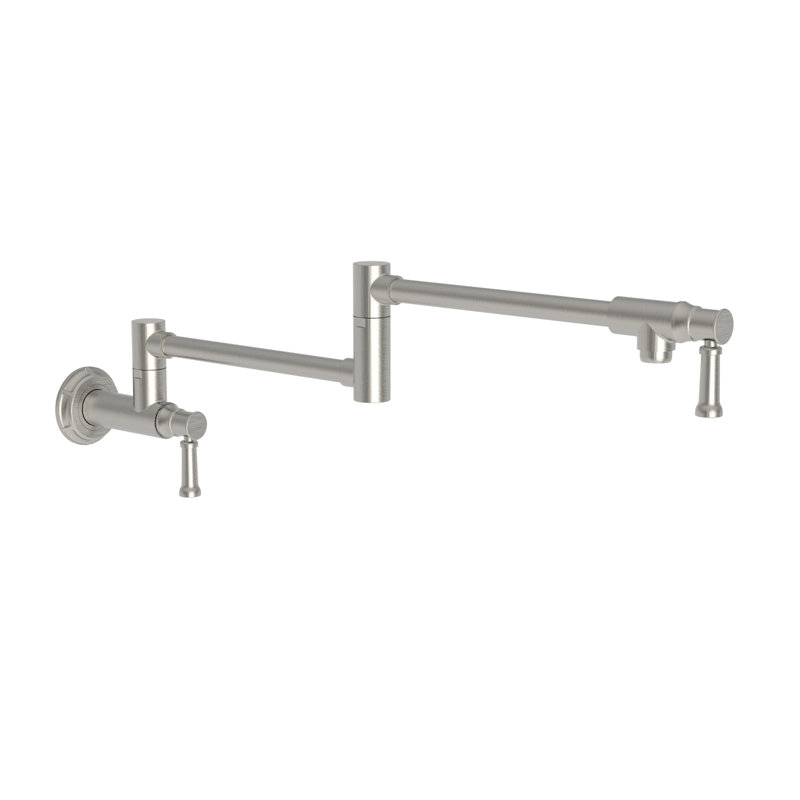 Gavin Wall Mount Pot Filler, Satin Nickel (PVD)