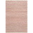 Hand Woven Jute/Cotton Polka Dots Rug in Maroon/Natural-2129715370