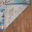 Tapis oriental bleu-459170485