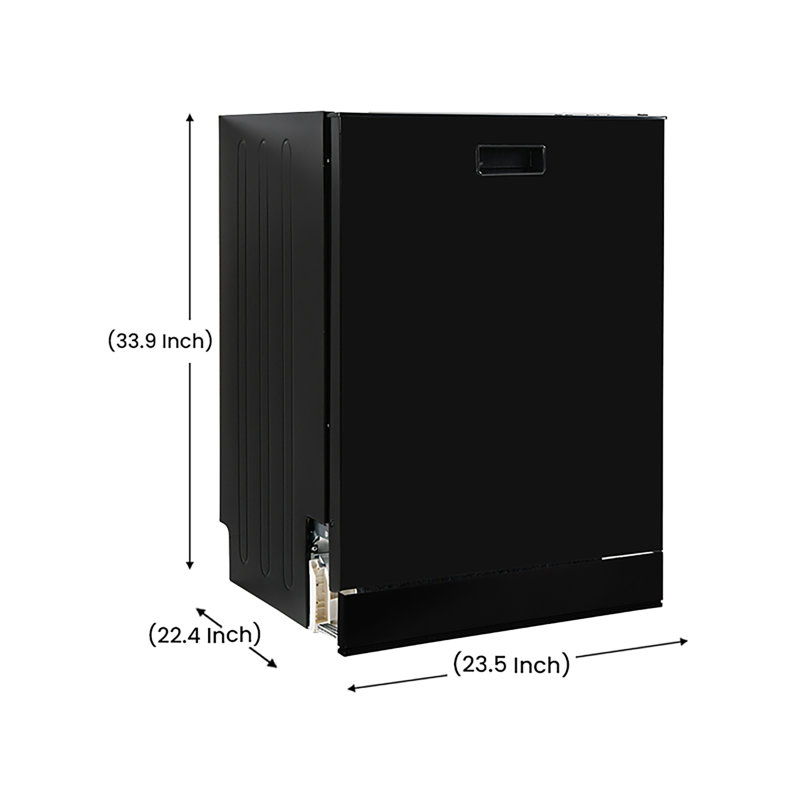 Lave-vaisselle 24 po Equator, Noir
