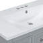 Meuble-lavabo simple 36 po avec plateau en céramique Revollo-626316055