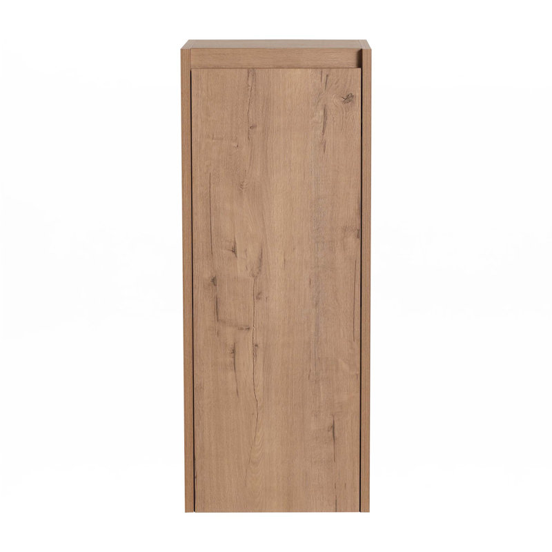 12" Bathroom Side Cabinet,Soft Close Doors,Float Mounting Design