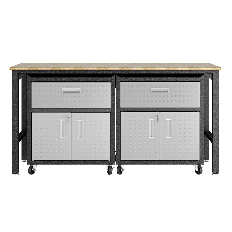 Armoire de rangement Cebalrai H 30,7 po x l 72,4 po x P 20,5 po