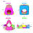 SISTICKER 110'' W x 115'' D Indoor / Outdoor Polyester