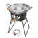 Barton 23" Propane Burner Stove Stand With Concave Comal And Discada Disc Cooker