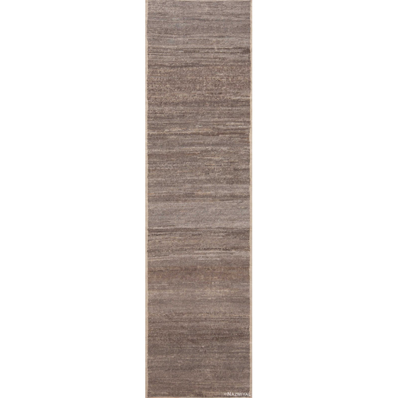 One-of-a-Kind 3'4" X 12' Hand Knotted Area Rug