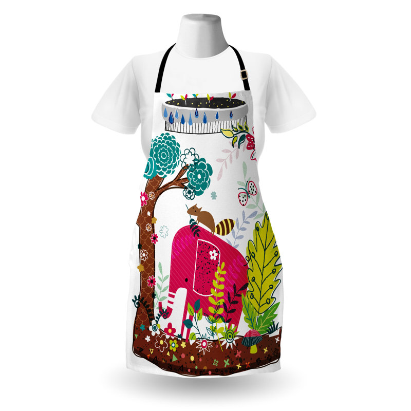 Tablier floral