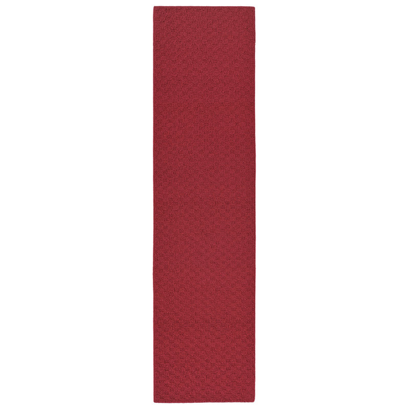 Tapis Ebern Designs Mori rouge chili, Tapis de couloir 2 pi x 8 pi