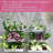 Hanging Wall Planter - 16 Inch Three Tier Plant Hanger For Succulent Indoor Herb Planter Modern White Boho Metal Wall Plant Holder Decor, Vertical Garden Hanging Planter Shelf Large Outdoor