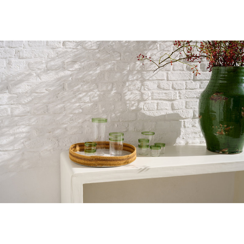 Verre Borosilicate, 3 oz, Vert