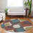Premium Machine Washable Lisse Brown Rug-1606422937