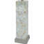 Lampe de table moderne moderne à finition chromée avec motif mosaïque 2 pièces, abat-jour blanc doux